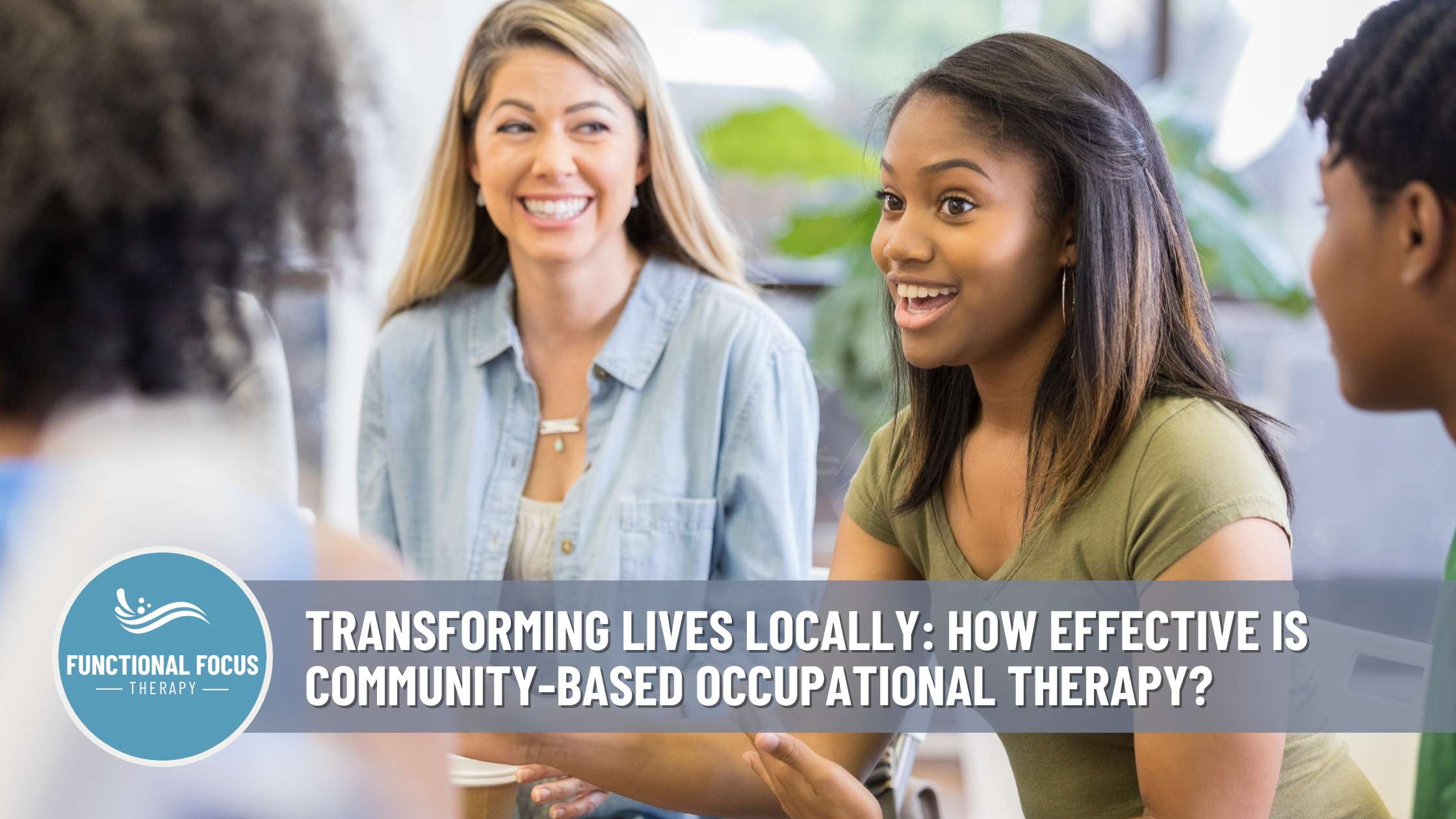 A group of people attending an occupational therapy community session